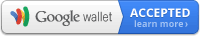 Google Wallet acceptance logo