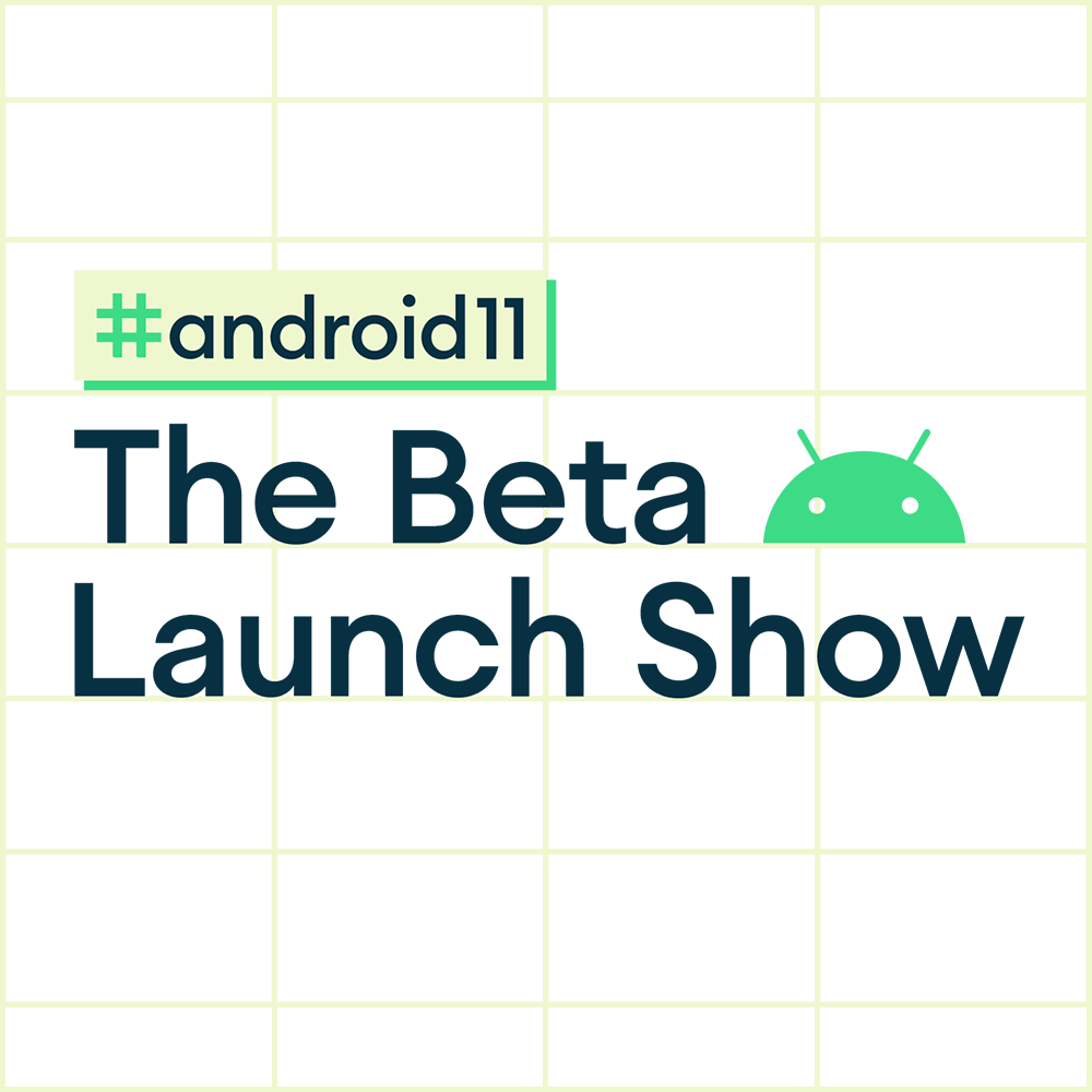 Android 11 beta show logo