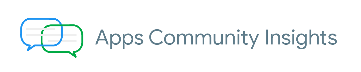 Apps Community Insights logo