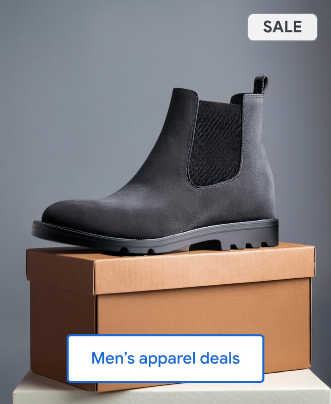 Men's apparel deals