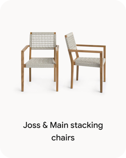 Joss & Main stacking chairs