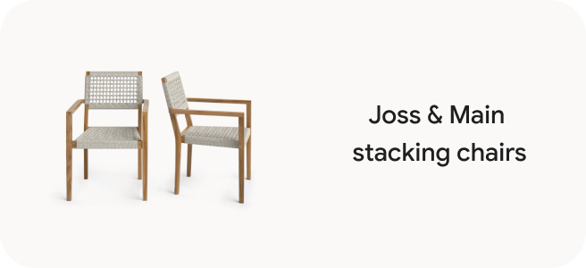 Joss & Main stacking chairs
