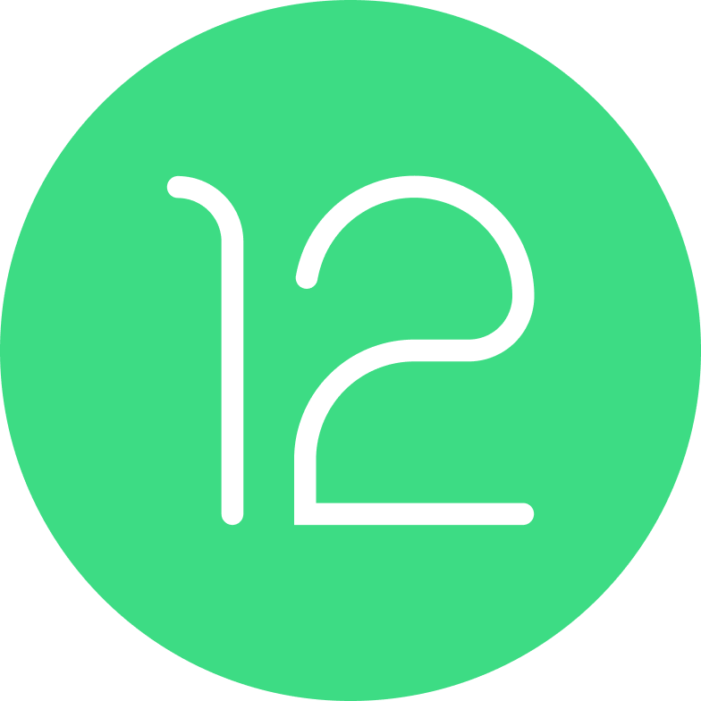 Logotipo de Android 12