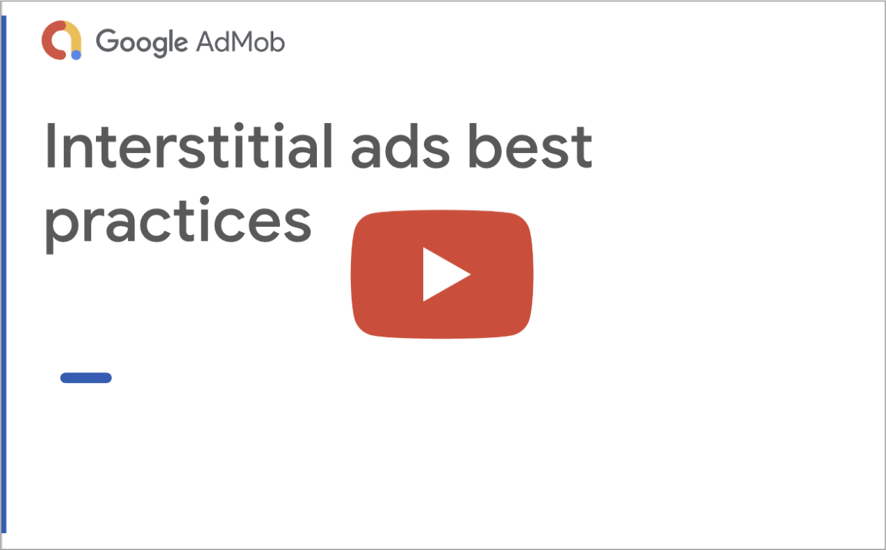 Tips for placing interstitial ads