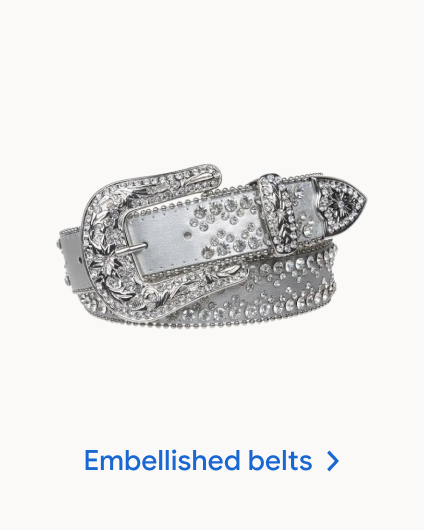 Embellished belts