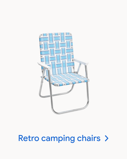 Retro camping chairs