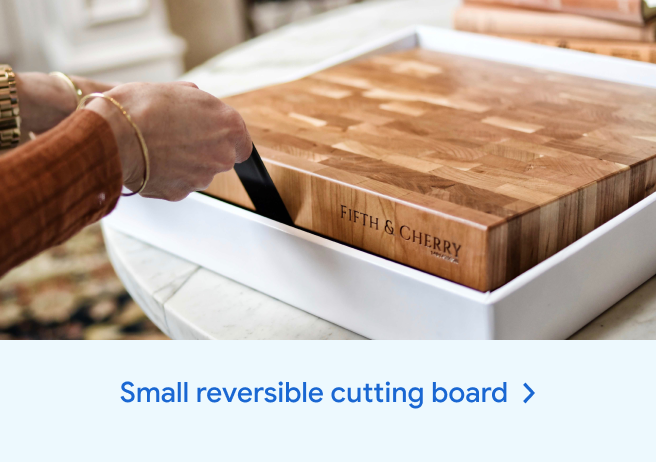 Reversible cutting board