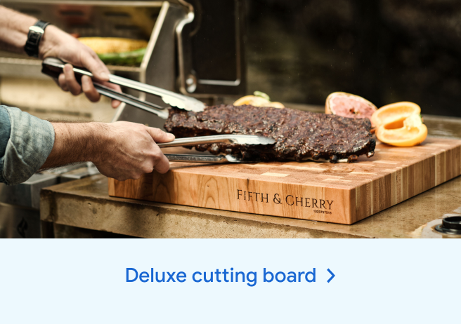 Deluxe cutting board