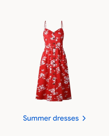 Shop red summer dresses on sale