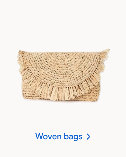 Shop woven bags on sale