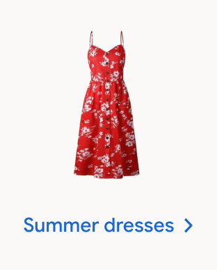 Shop red summer dresses on sale