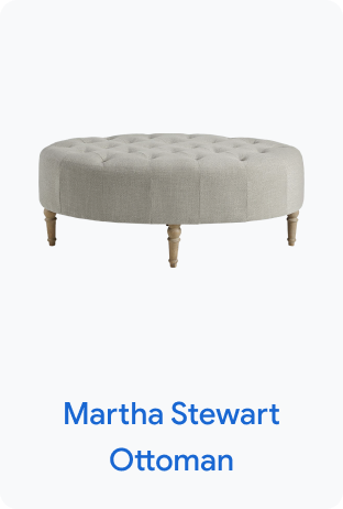 shop Martha Stewart Ottoman