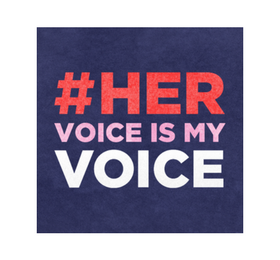 #HerVoiceIsMyVoice #HerVoiceIsMyVoice