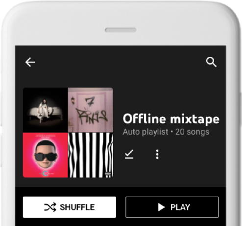 Take your music offline, automatically